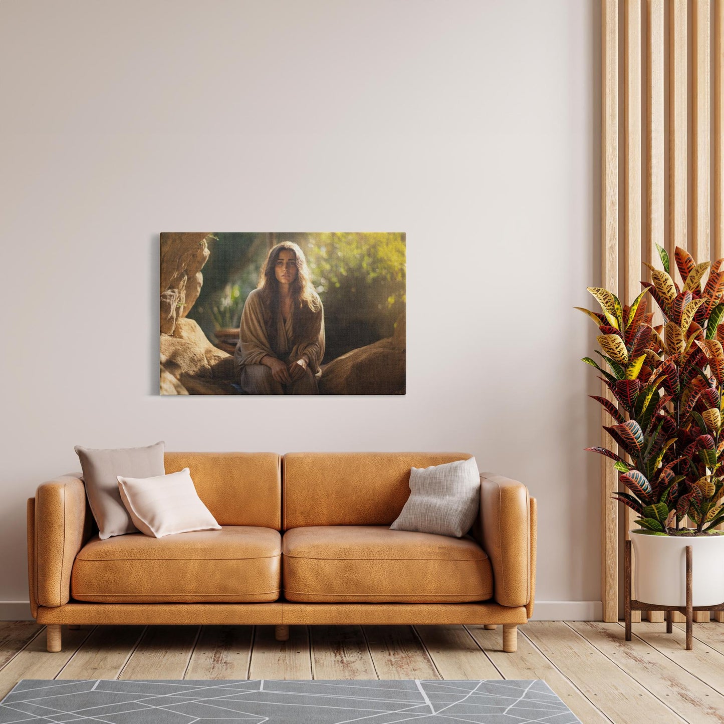 Canvas Wraps - Mary & The Gardener - Landscape