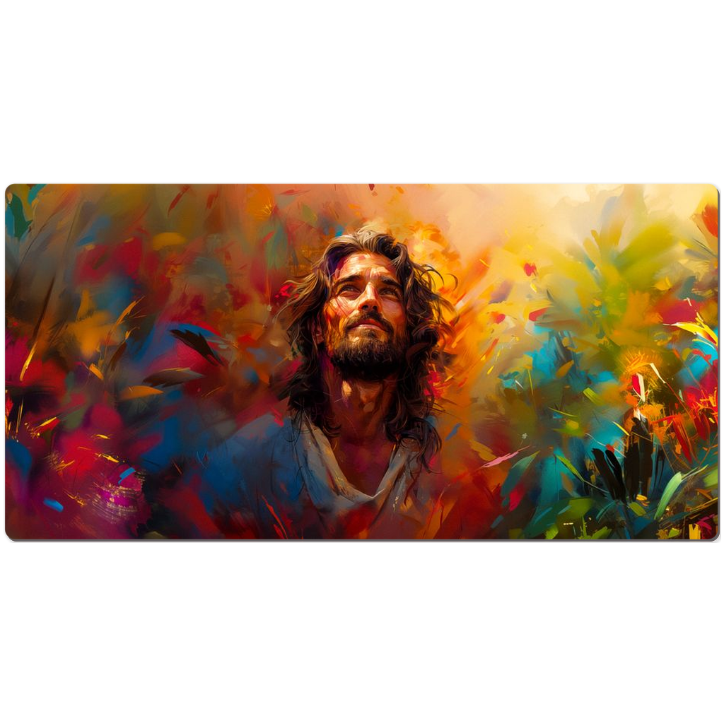 Desk Mats - Garden of His Heart