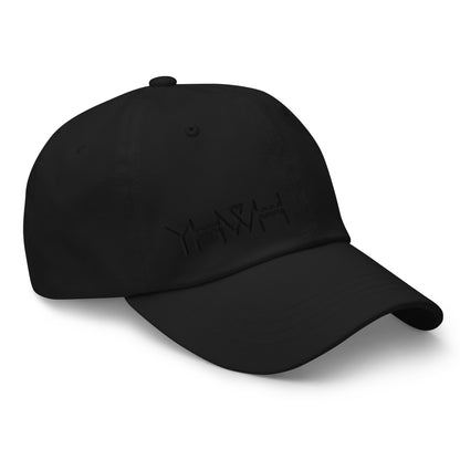 YHWH - Dad Hat Buckle - Black Edge