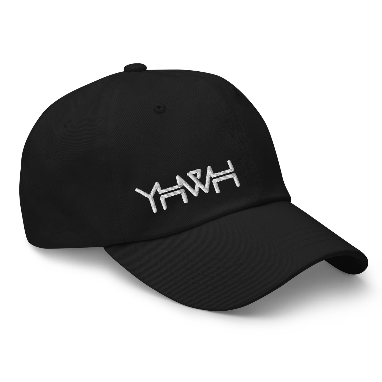 YHWH - Dad Hat Buckle - White Edge