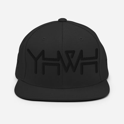 YHWH - Snapback - Black Crown