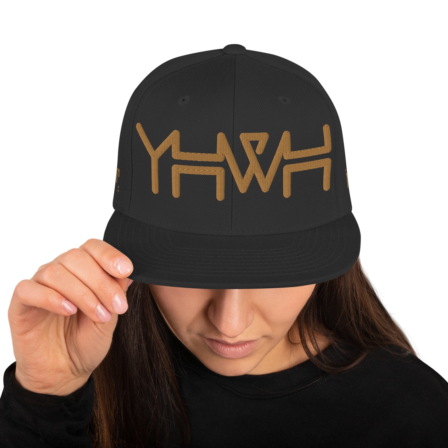 YHWH - Snapback - Gold Crown