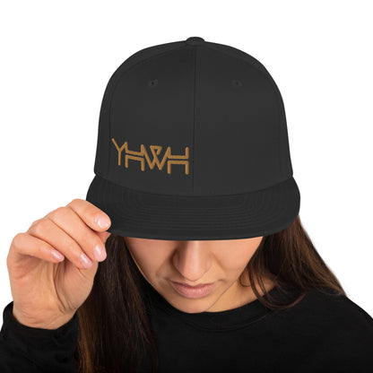 YHWH - Snapback - Gold Edge