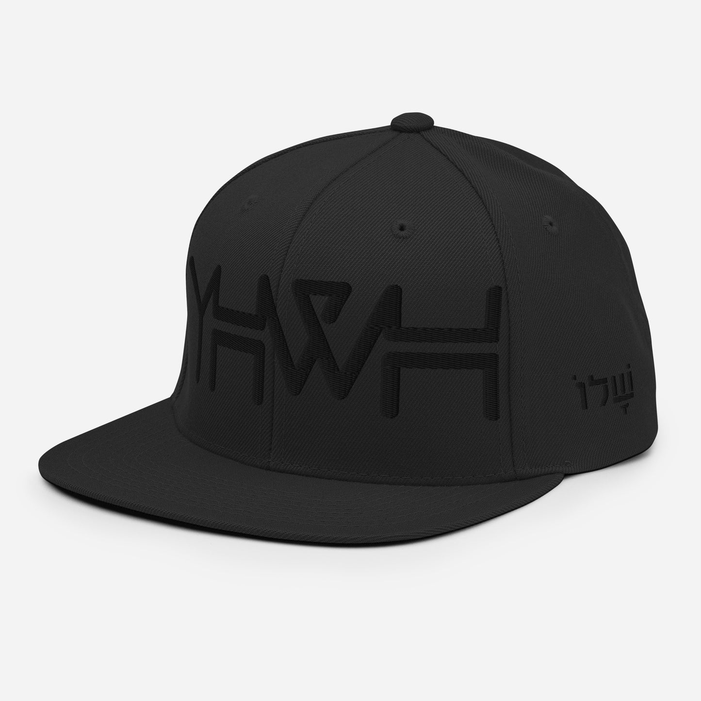 YHWH - Snapback - Black Crown