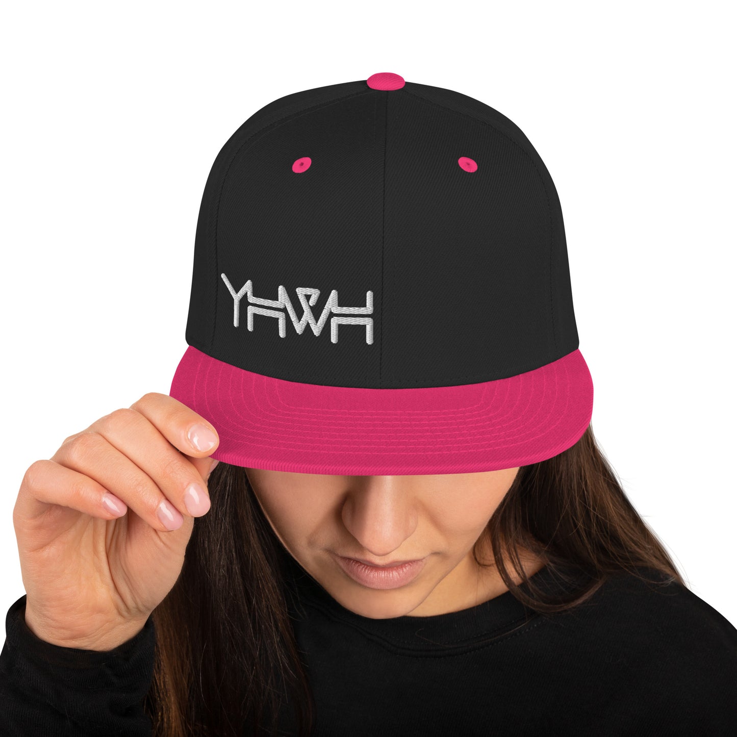 YHWH - Snapback - White Edge