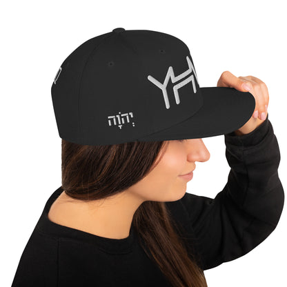 YHWH - Snapback - White Crown