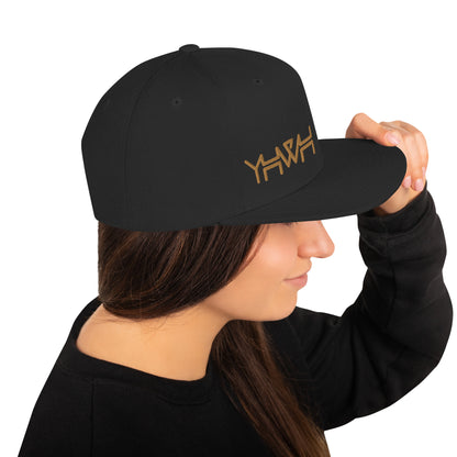 YHWH - Snapback - Gold Edge