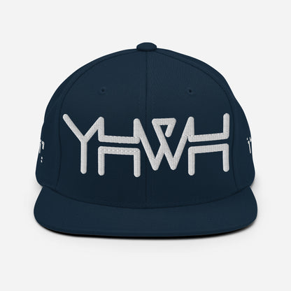 YHWH - Snapback - White Crown