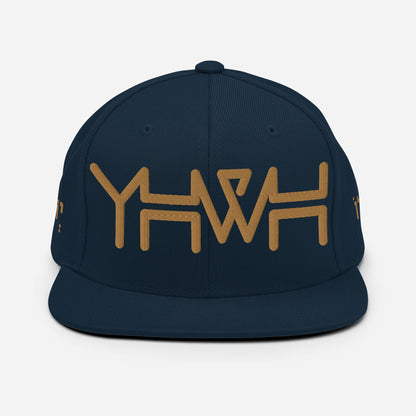 YHWH - Snapback - Gold Crown