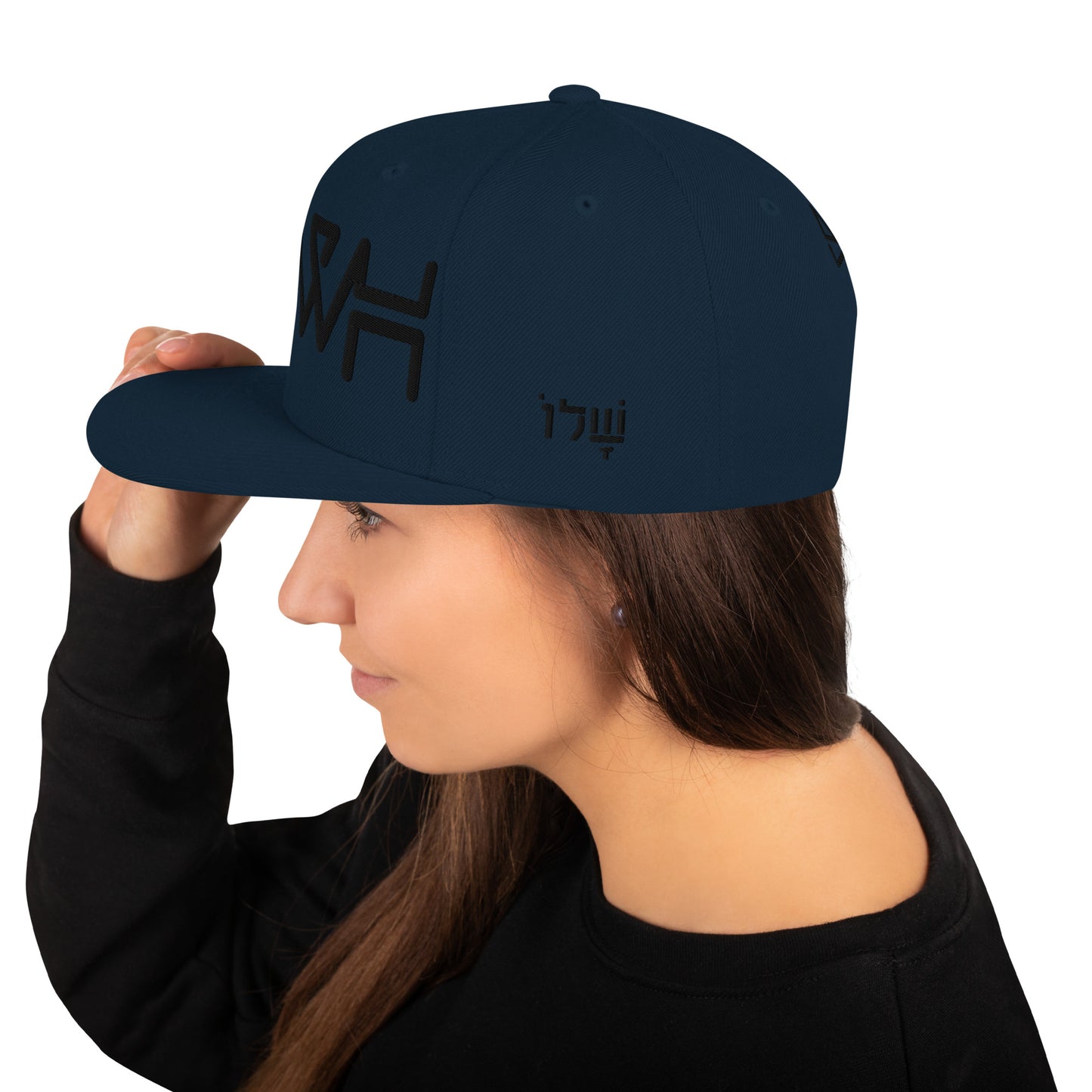 YHWH - Snapback - Black Crown