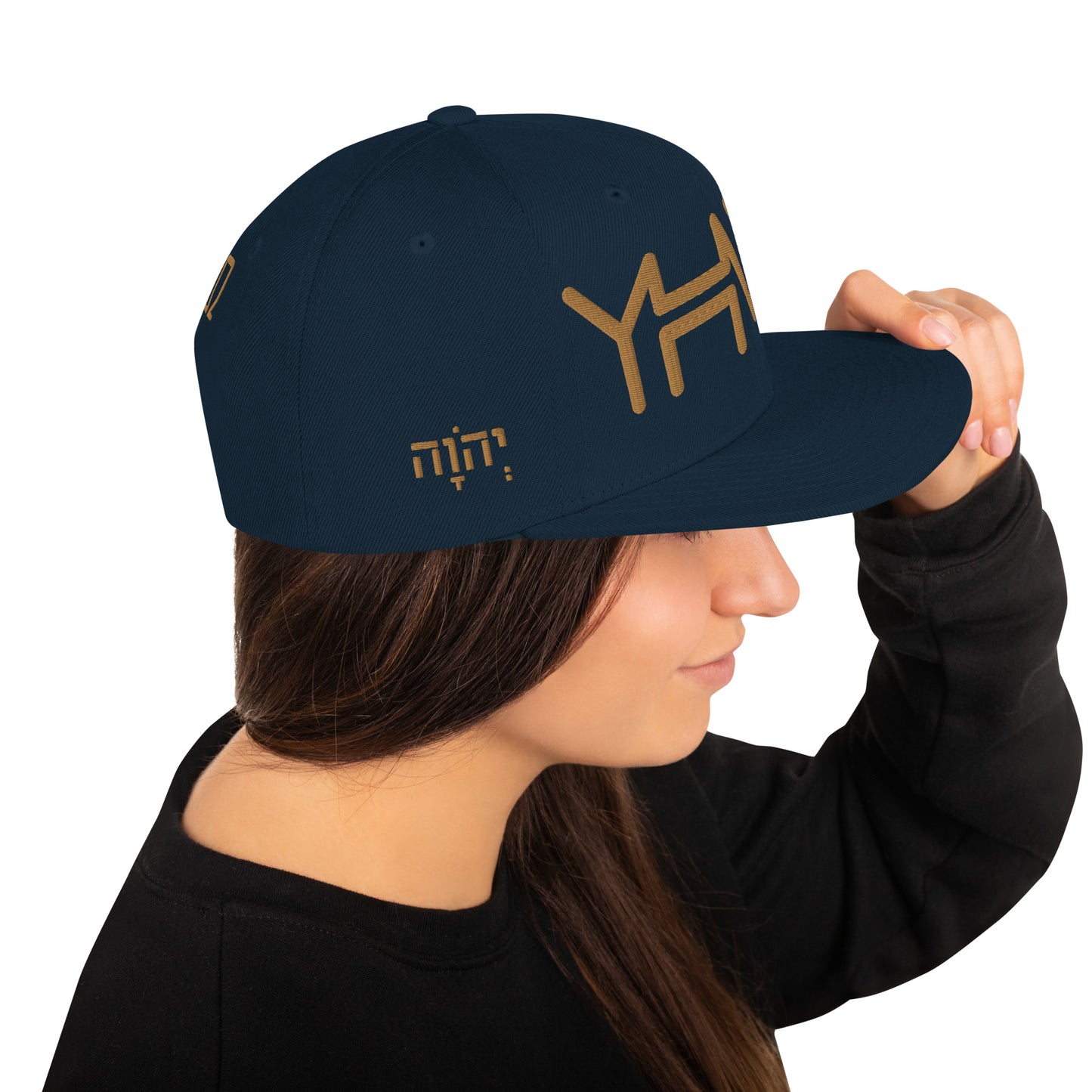 YHWH - Snapback - Gold Crown