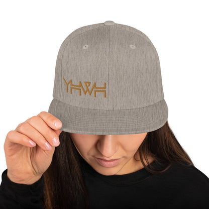 YHWH - Snapback - Gold Edge