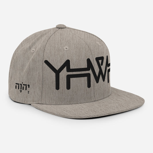 YHWH - Snapback - Black Crown