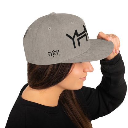 YHWH - Snapback - Black Crown