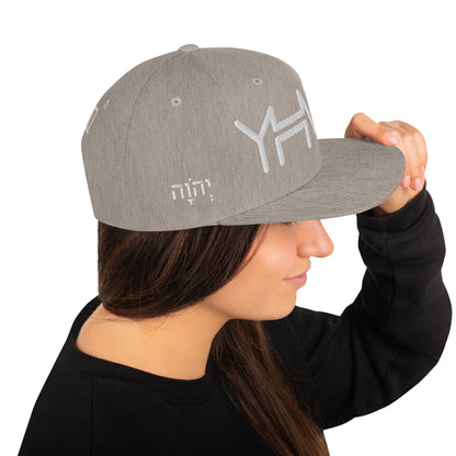 YHWH - Snapback - White Crown