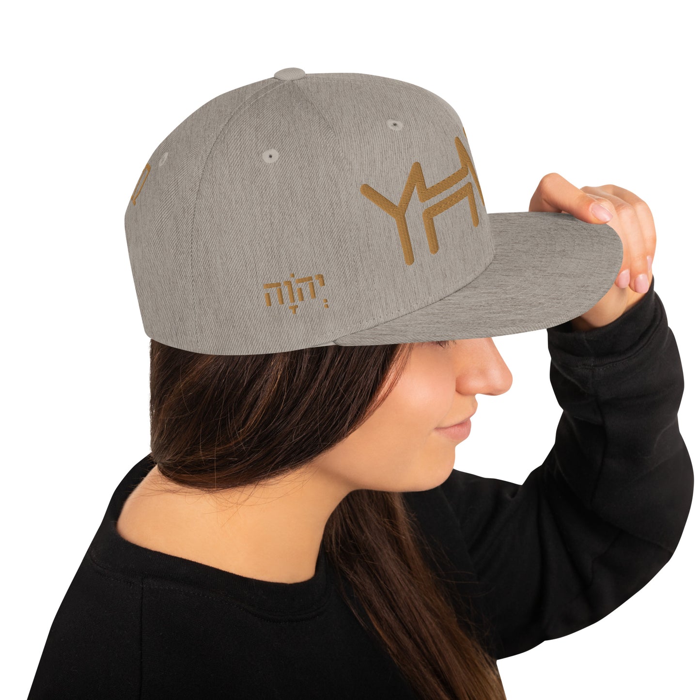 YHWH - Snapback - Gold Crown