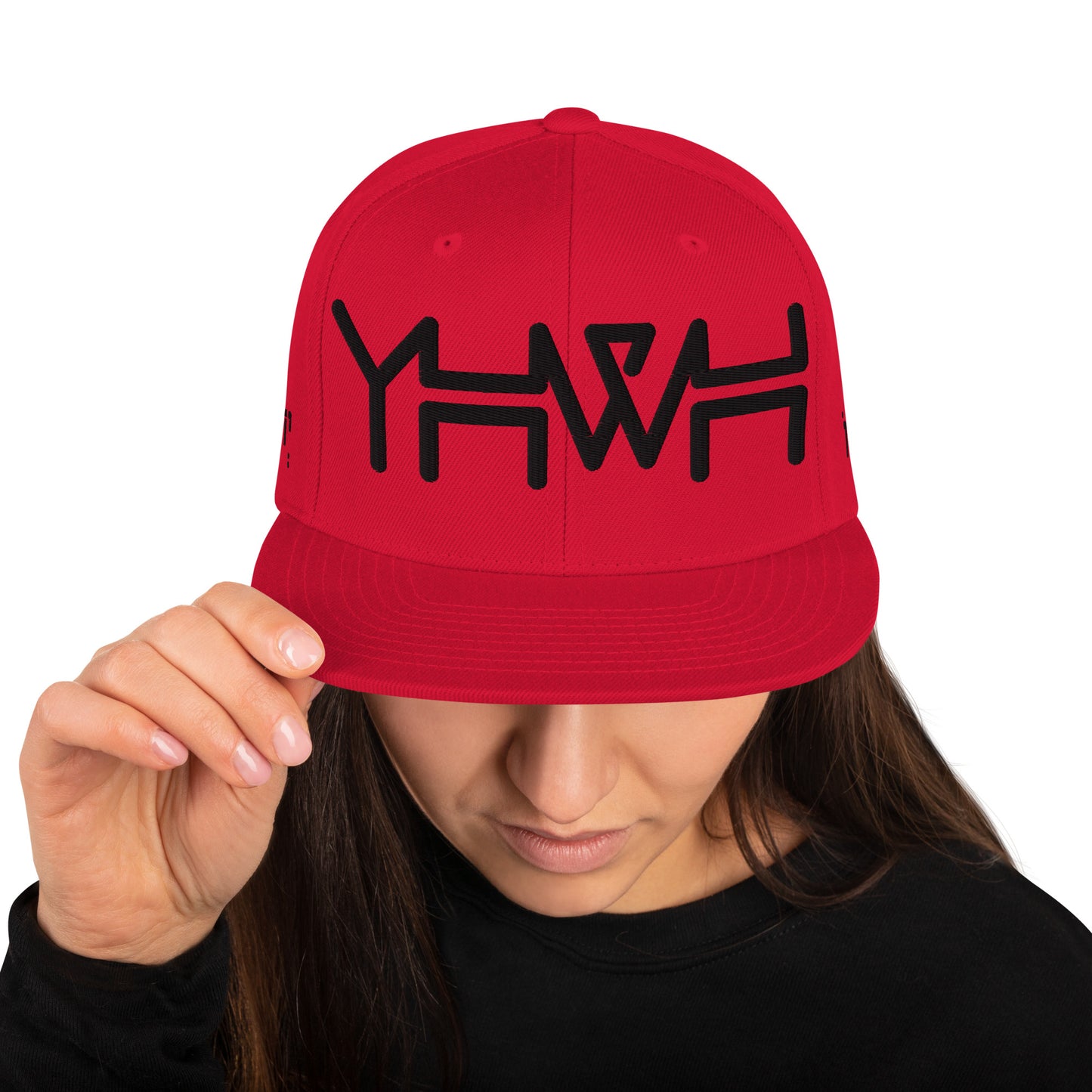 YHWH - Snapback - Black Crown