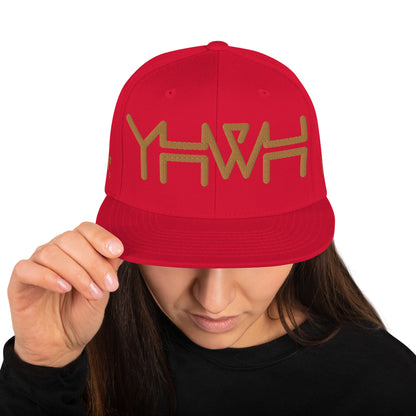 YHWH - Snapback - Gold Crown