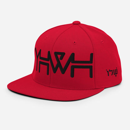 YHWH - Snapback - Black Crown