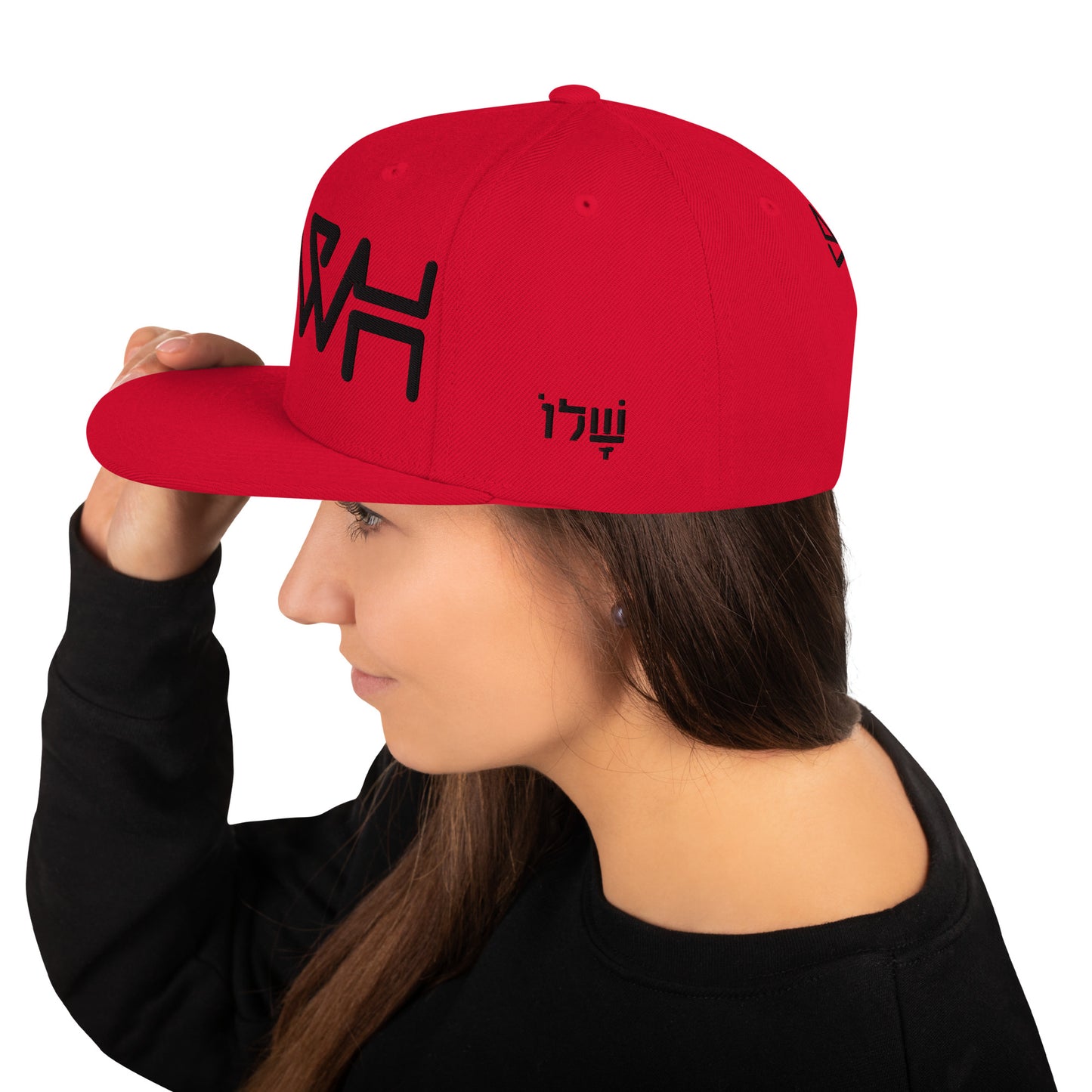 YHWH - Snapback - Black Crown