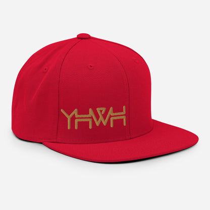 YHWH - Snapback - Gold Edge