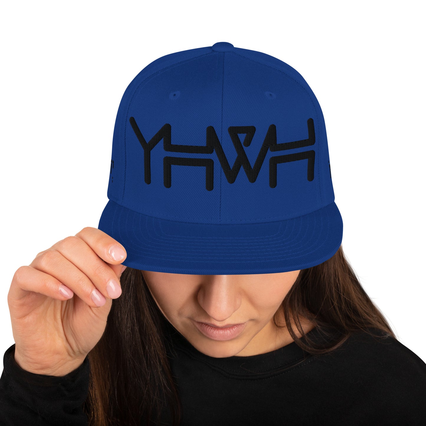 YHWH - Snapback - Black Crown