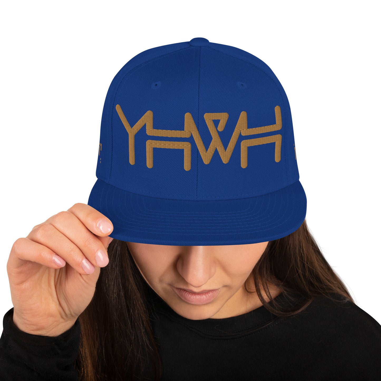 YHWH - Snapback - Gold Crown