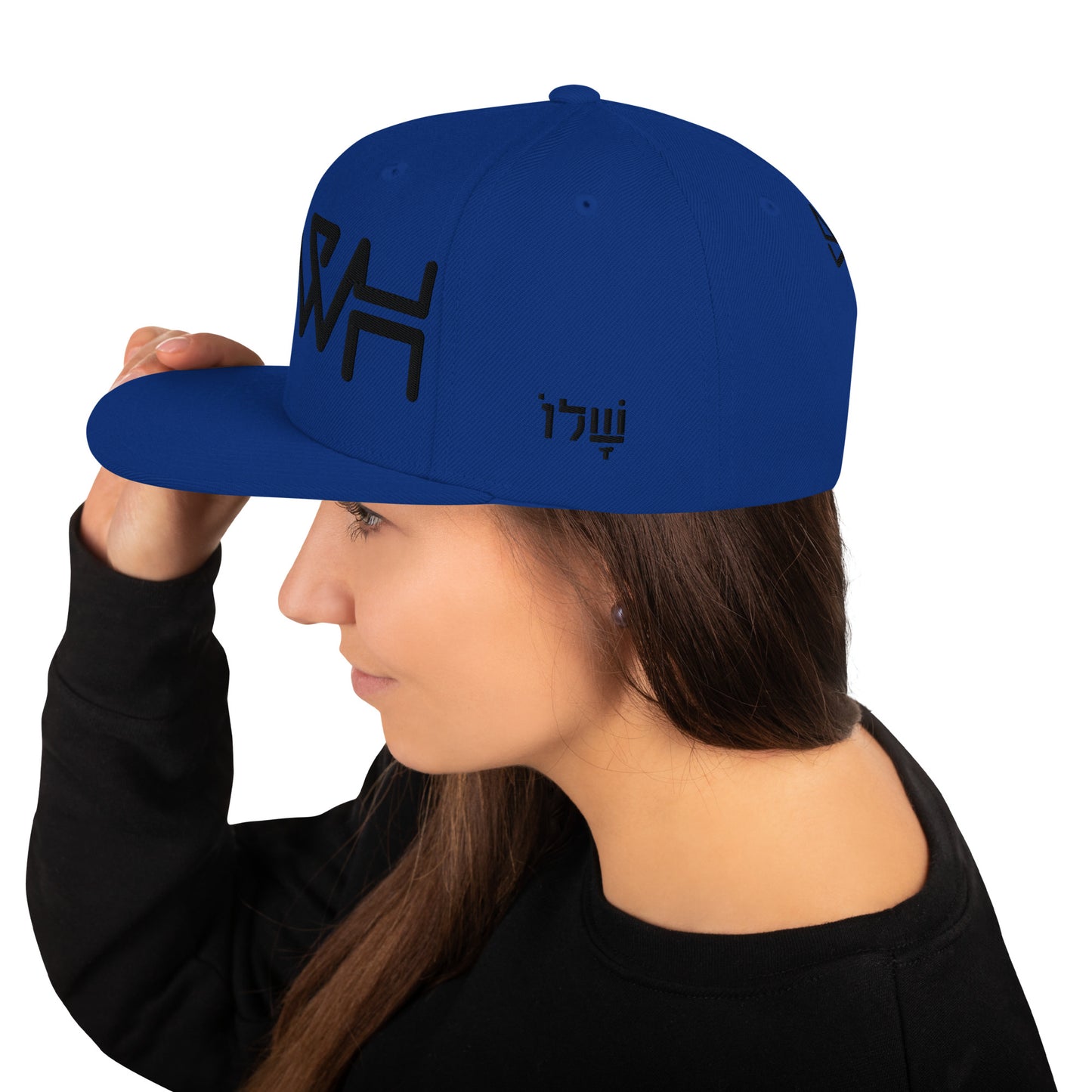 YHWH - Snapback - Black Crown