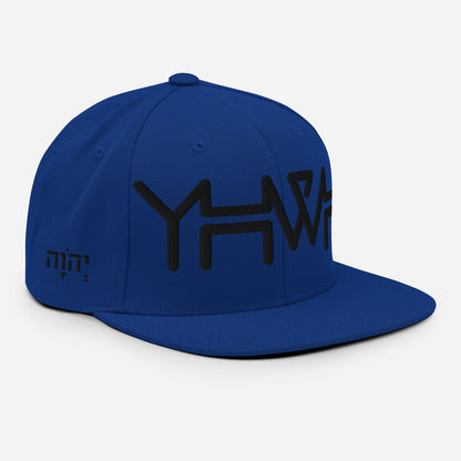 YHWH - Snapback - Black Crown