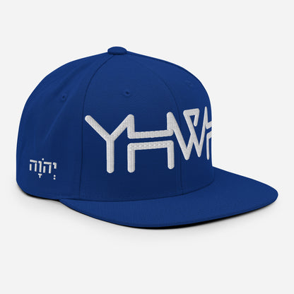 YHWH - Snapback - White Crown