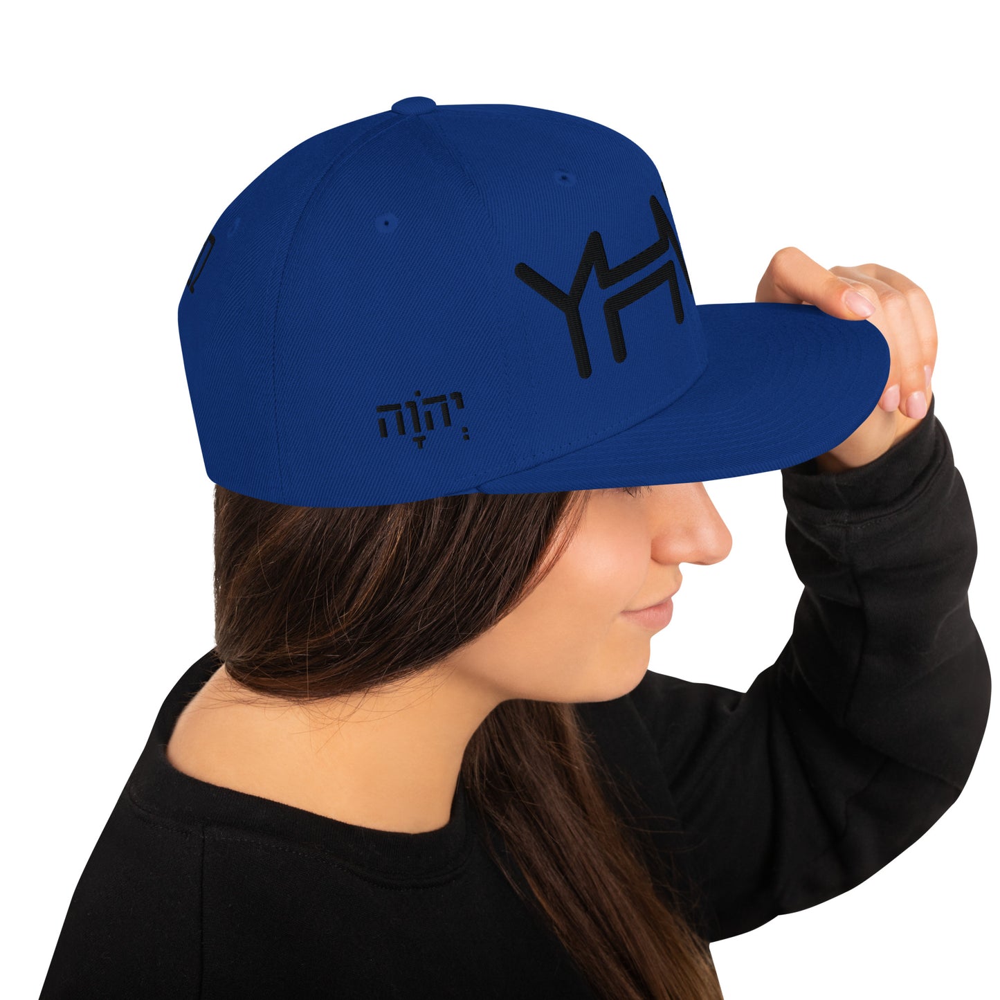 YHWH - Snapback - Black Crown