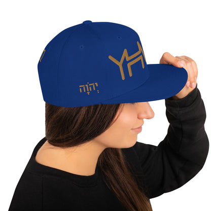 YHWH - Snapback - Gold Crown