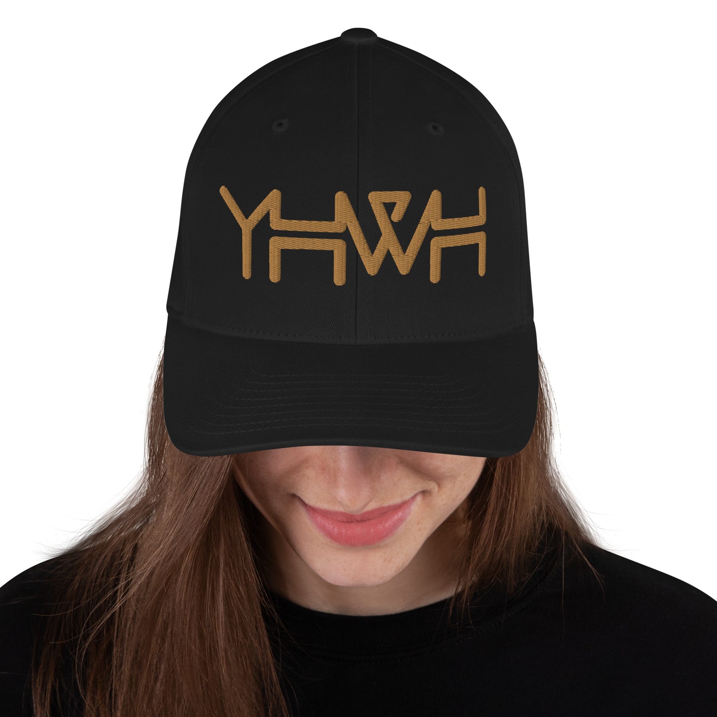 YHWH - Flexfit - Gold Crown