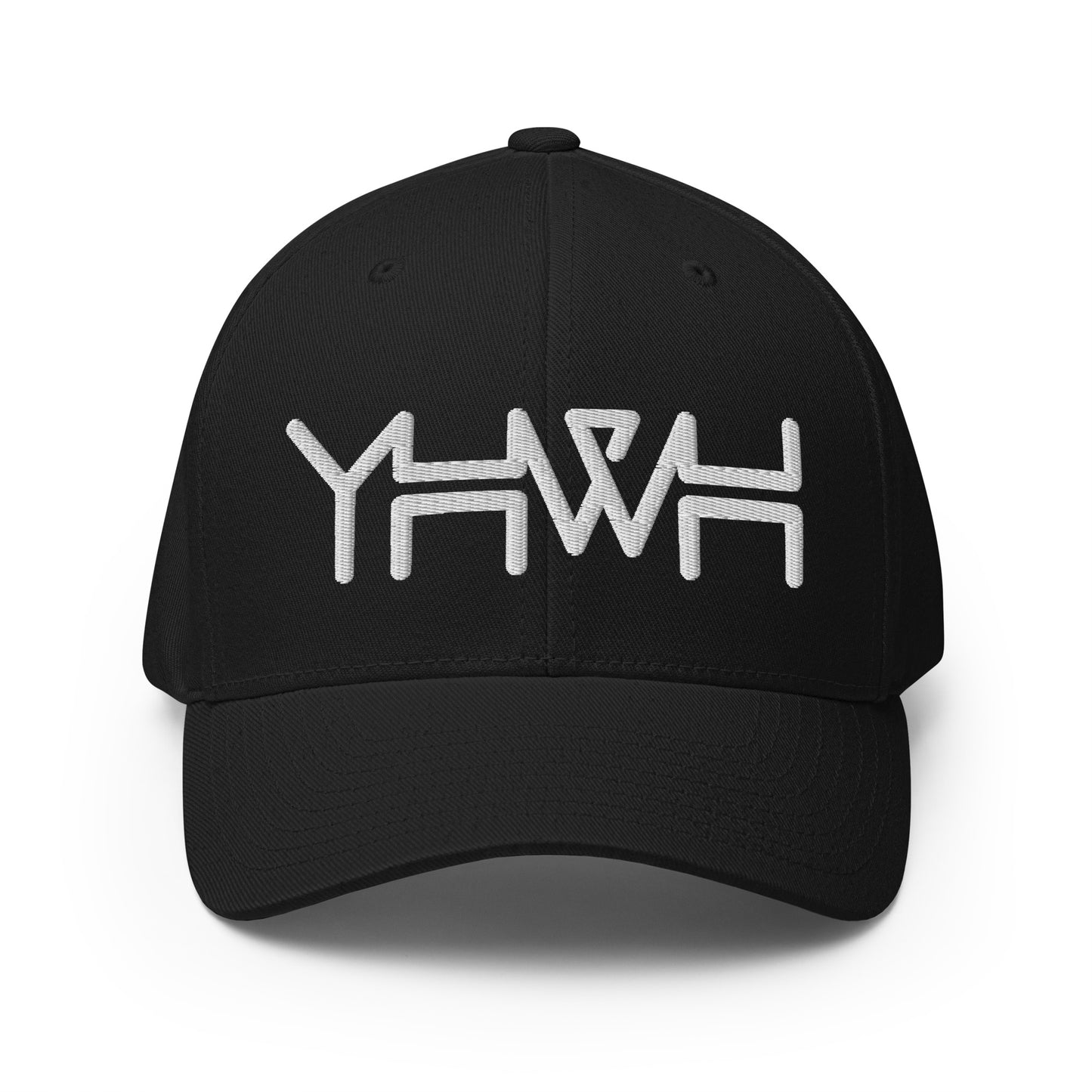 YHWH - Flexfit - White Crown