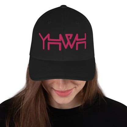 YHWH - Flexfit - Pink Crown