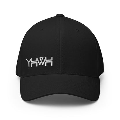 YHWH - Flexfit - White Edge