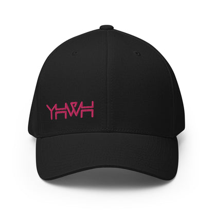 YHWH - Flexfit - Pink Edge