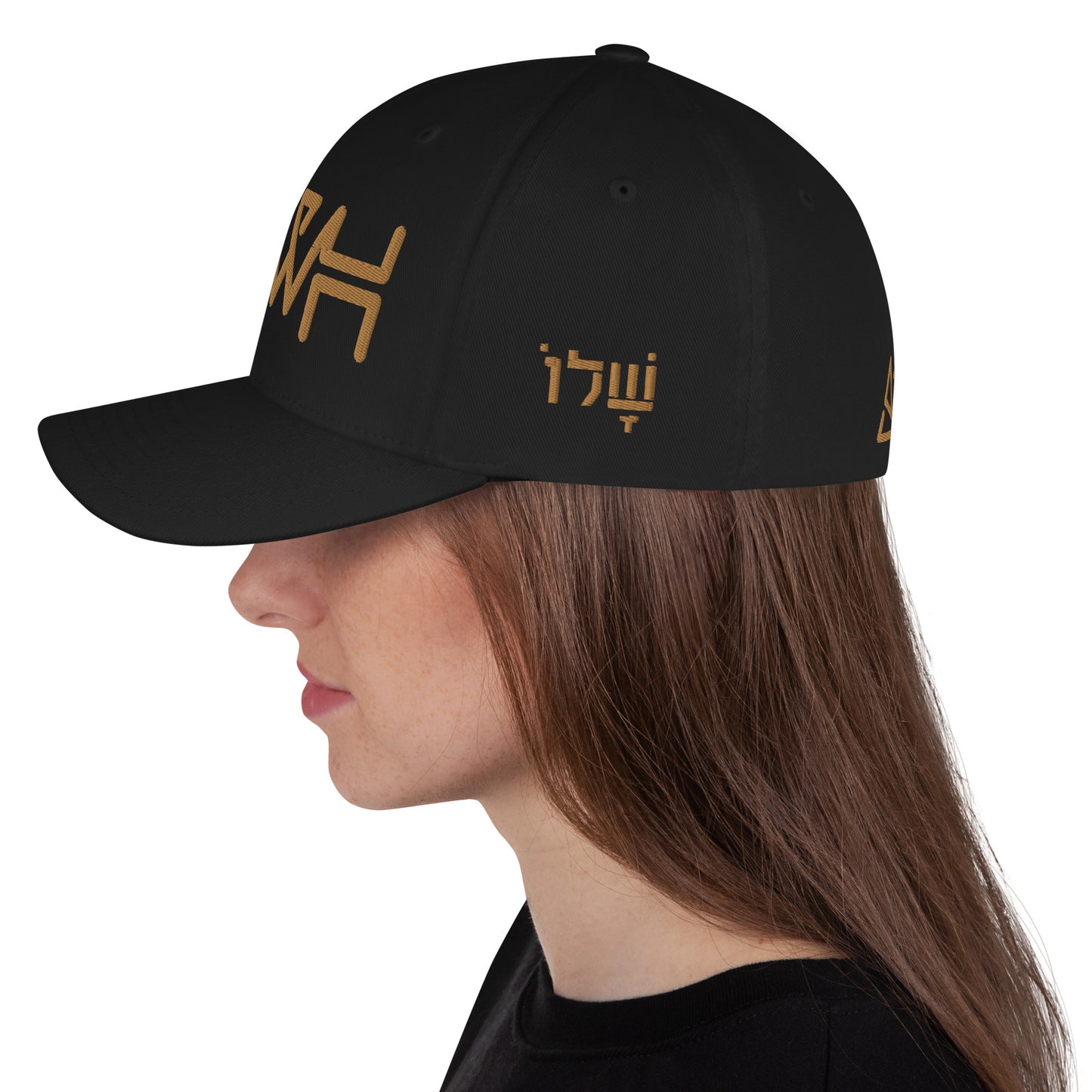 YHWH - Flexfit - Gold Crown