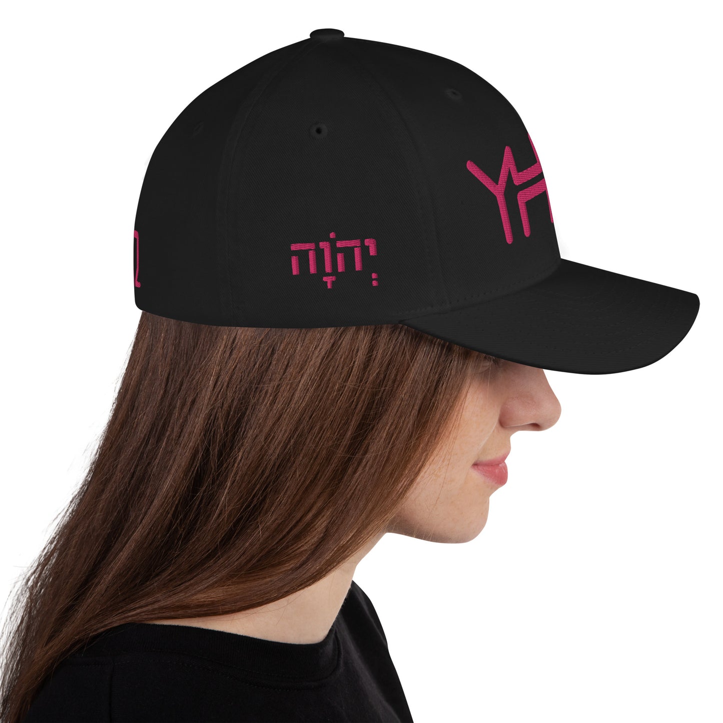 YHWH - Flexfit - Pink Crown