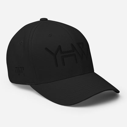 YHWH - Flexfit - Black Crown