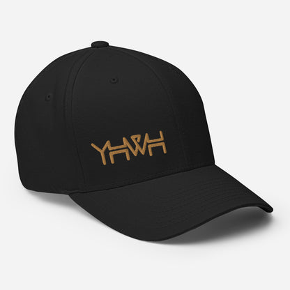 YHWH - Flexfit - Gold Edge