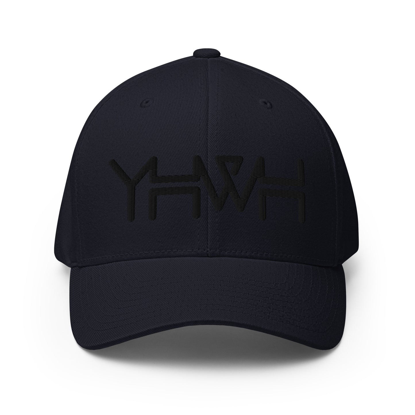 YHWH - Flexfit - Black Crown