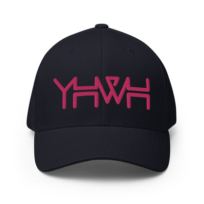 YHWH - Flexfit - Pink Crown