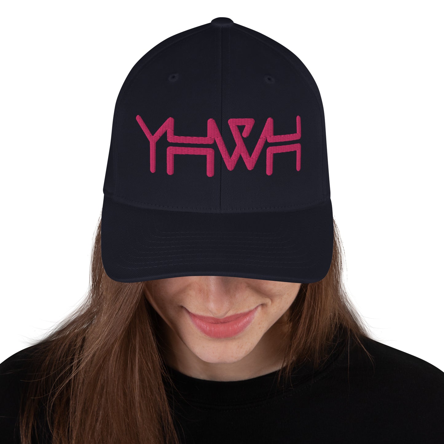 YHWH - Flexfit - Pink Crown