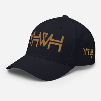 YHWH - Flexfit - Gold Crown