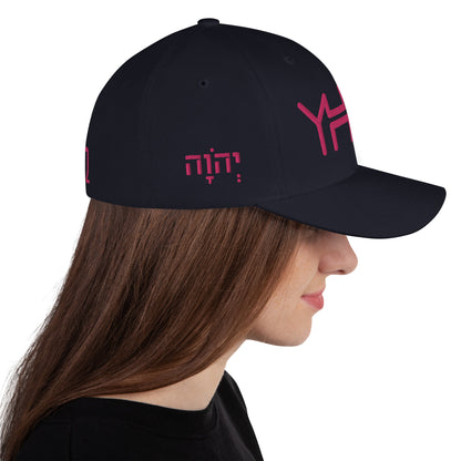 YHWH - Flexfit - Pink Crown