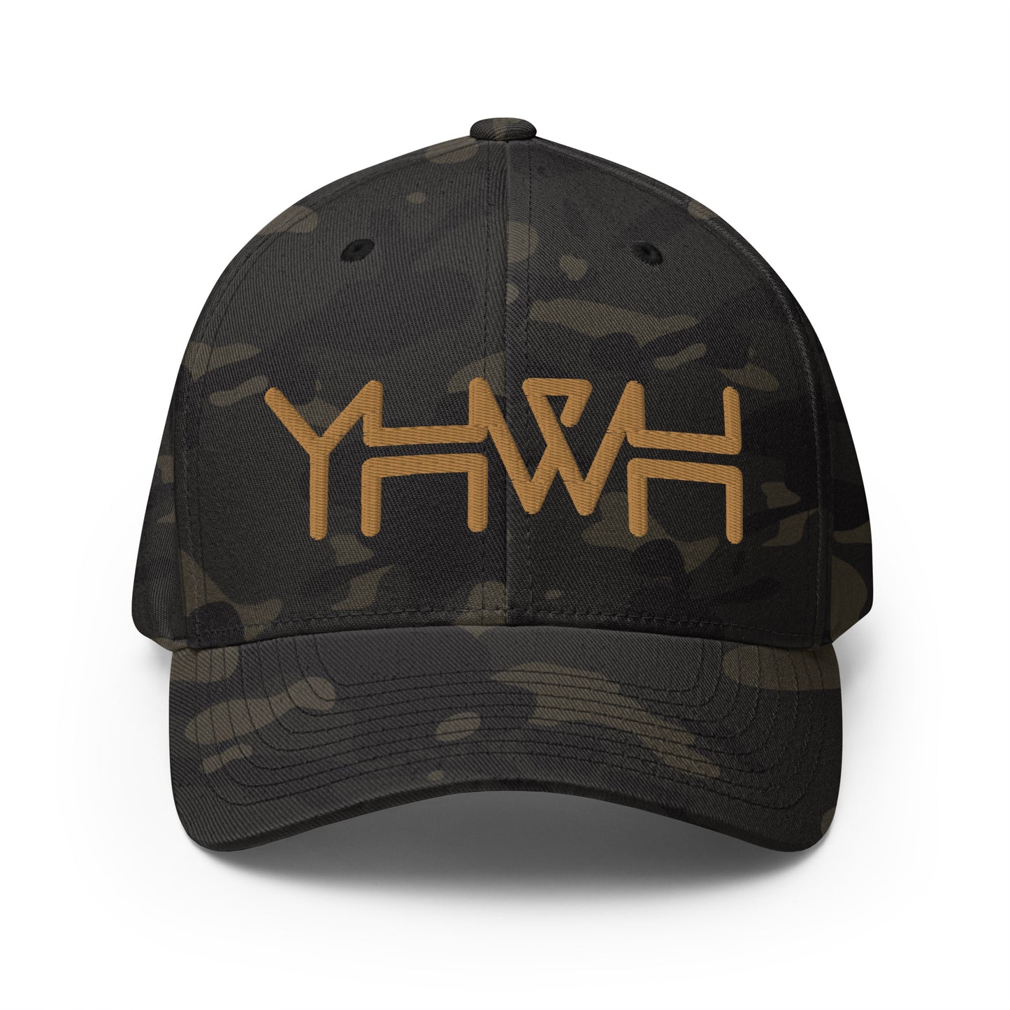 YHWH - Flexfit - Gold Crown