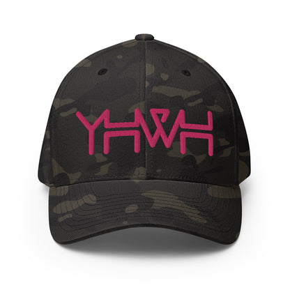 YHWH - Flexfit - Pink Crown