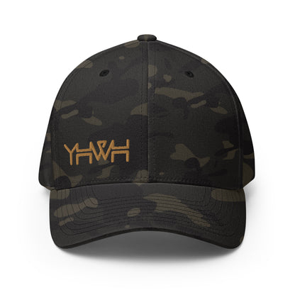 YHWH - Flexfit - Gold Edge