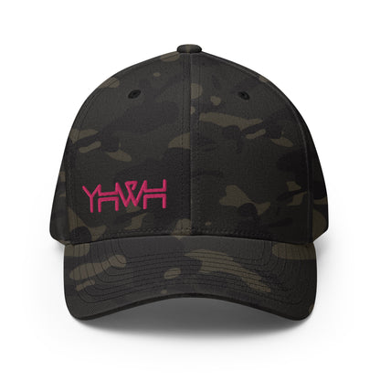 YHWH - Flexfit - Pink Edge